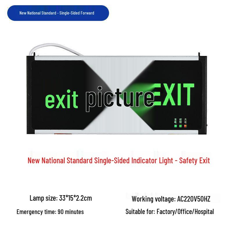 Two-in-One LED Emergency Fire Exit Light