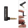 Right Angle 3.5mm OMTP To CTIA Male To Female Audio Plug Jack Adapter Converter
