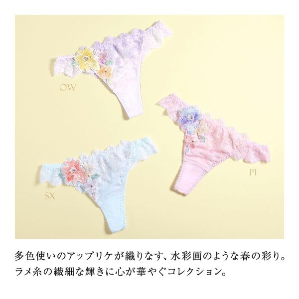 Himico 027 Series L Lingerie Shorts, T-Back, Thong, Tanga, M, (SX-Sax, M)