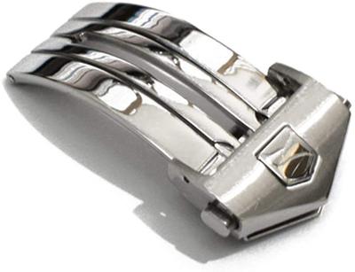 Díly hodinek King kompatibilní s Tag Heuer 20mm D Buckle SS Bez lesklého vnějšího produktu [Importovaný originál]