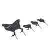4 Stück Henne Huhn Silhouette Hohl Pfahl Design Niedliches Henne Huhn Design Langlebiges Metall Huhn Hof
