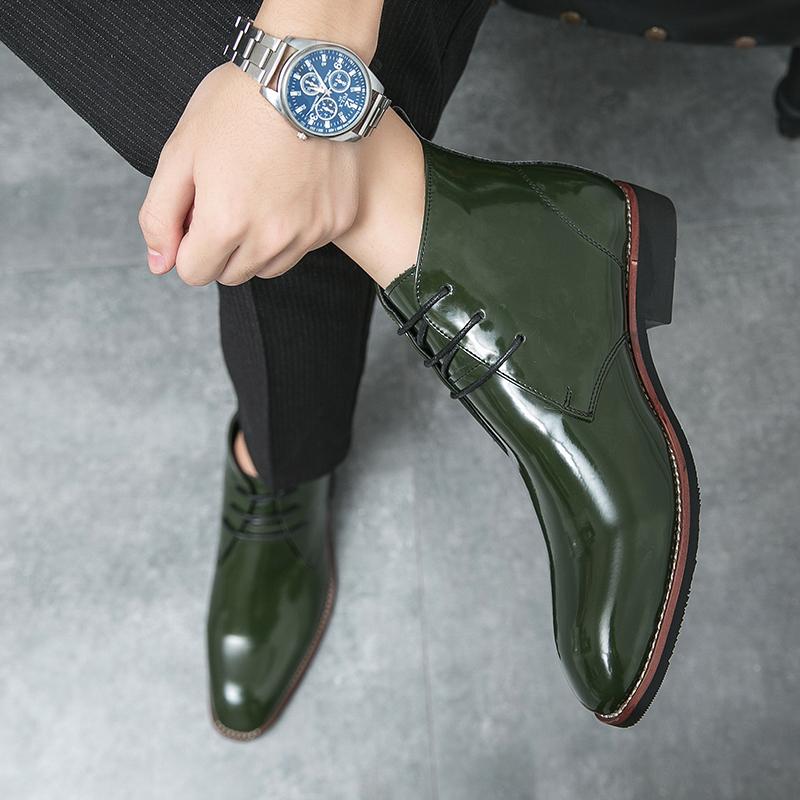 Мужские повседневные ботинки для мотоциклистов — фото 14