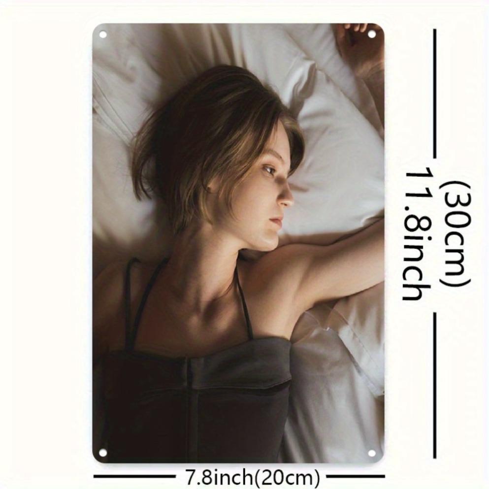 Vintage Metal Wall Art 8x12 Inch Modern Minimalist Home Decor Bedroom Hanging Painting