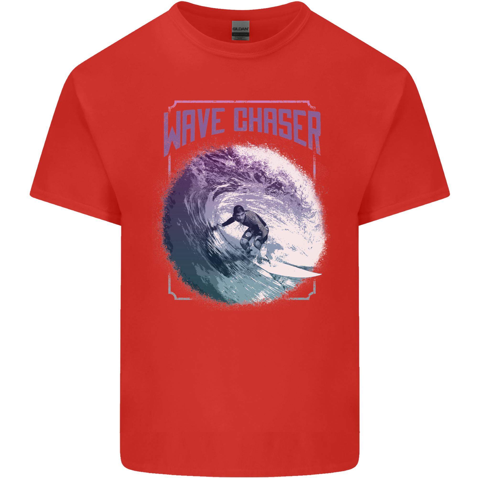 Wave Chaser Surfing Surfer Unisexs Light Cotton TShirt S