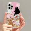 Pink Doll Sticker for Iphone17promax New 14Pro Trend 13 Niche 16 Mobile Phone Case 15