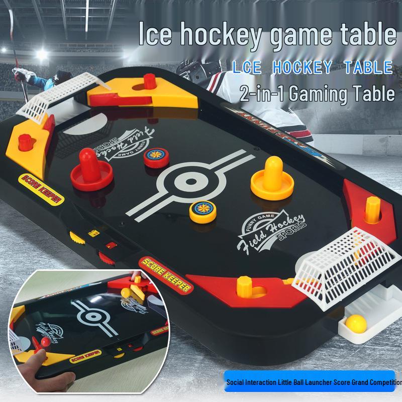 Wow Wow Cross-border Table Hockey Game: Two-Player Parent-Child Interactive Toy for Boys and Girls