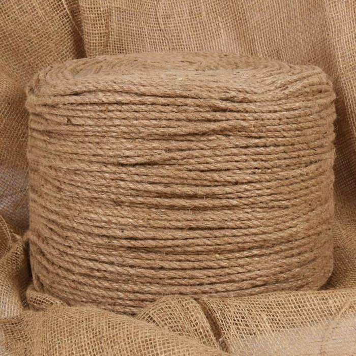 VidaXL Corde de jute 250 m de long 6 mm d'épaisseur 153741