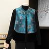 Women's Chinese Style Jacquard Vest - Spring & Autumn Frog Button Waistcoat for Mother's Day
