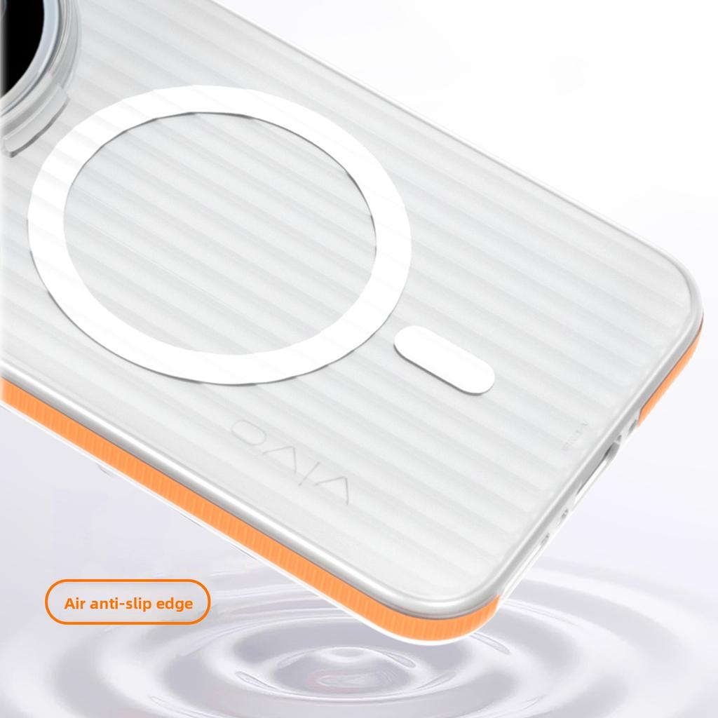 For VIVO X500 Pro Max Case Hard Transparent Magnetic MagSafe Anti-slip Protective Back Cover For VIVO X500 X500Pro Max Shell