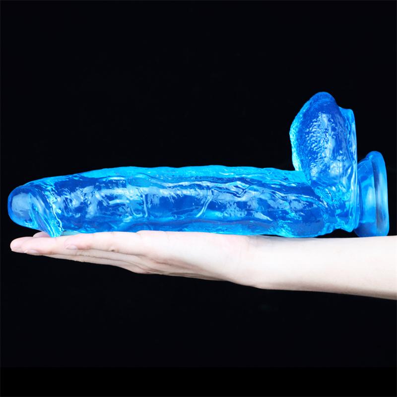 Female Oversized Dildo Color Transparent Simulation Dildo Penis Adult Erotic Sex Products