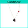 Unique Acrylic Rose Flower Face Necklace For Trendy Fashion Enthusiasts In Europe And America