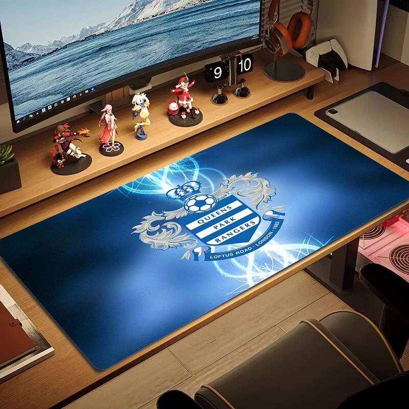 Queens Park Rangers Color Mouse Pad Large Gaming Table Cushion Non-slip Laptop Tablet Big Mousepad XXL Mat Mini PC Playmat With Lock Edge
