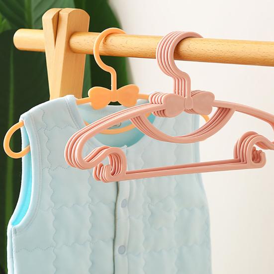 Plastic Hangers Non-deformable Children Thicken Stable Clothing Organizer Household Products