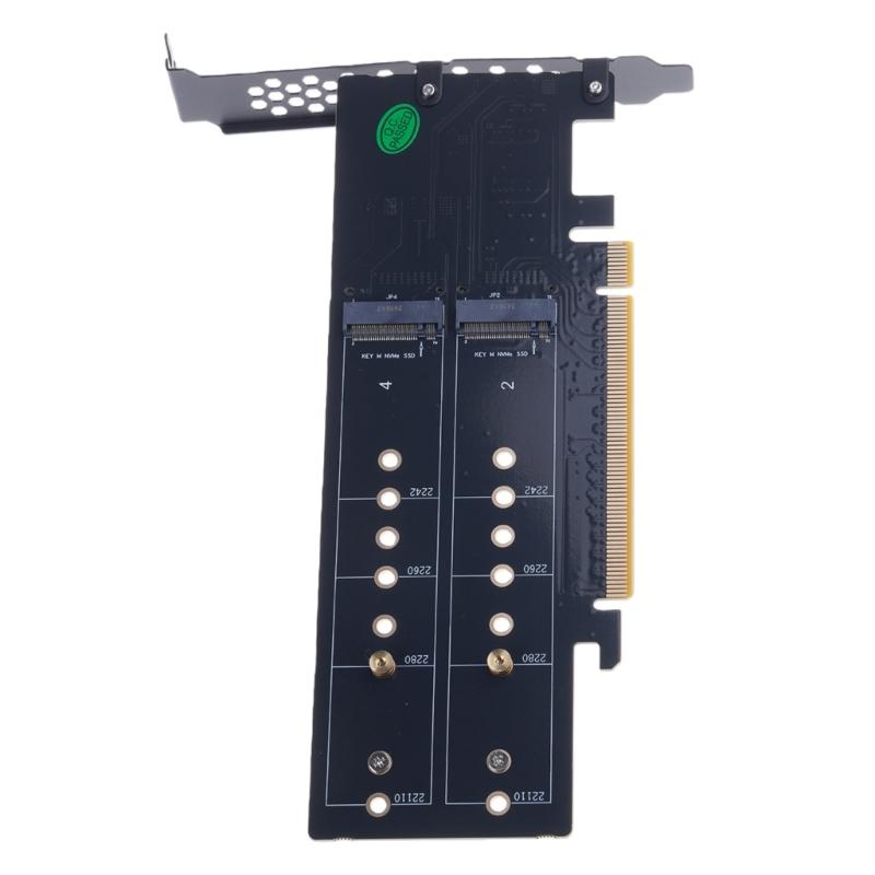 Advanced PCIE4.0 X16 Adapter Offering 64Gbps Speed for Storage Expansion NVMe Drive Support Easy Installation