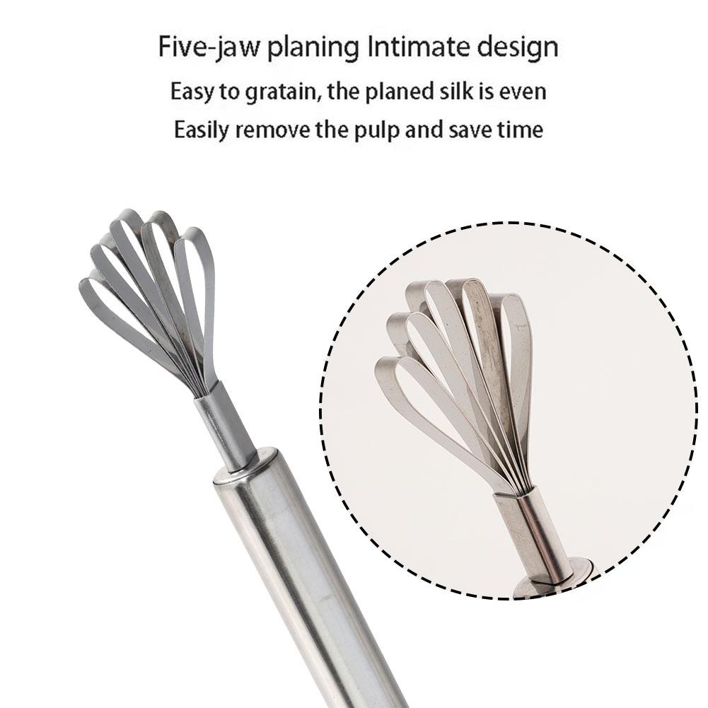 Stainless Steel Coconut Grater Multi-Purpose Coconut Meat Removal Tool Melon Fruit Vegetable Fish Scale Scraper Coconut Grater