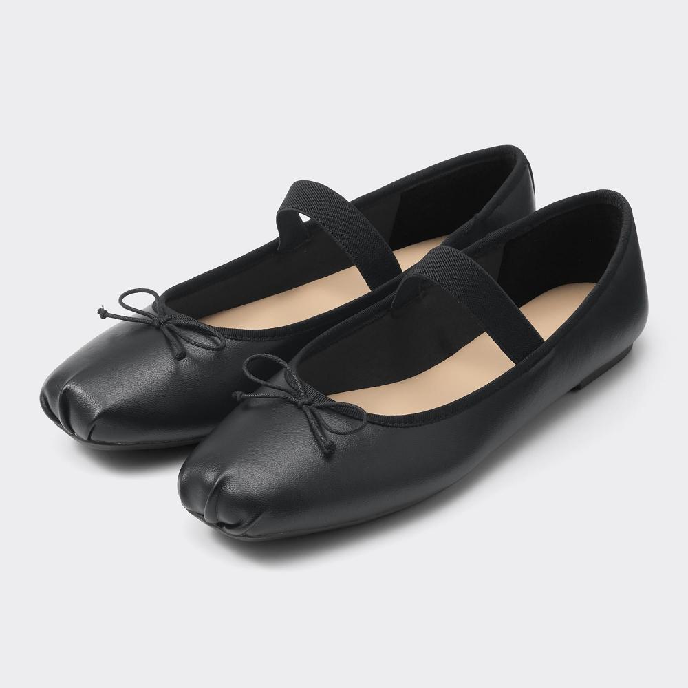 

Балетки GU by Uniqlo с ремешками