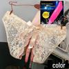 Women's Lace Bow Seamless Open Crotch Panties: Sexy, Hot, and Breathable