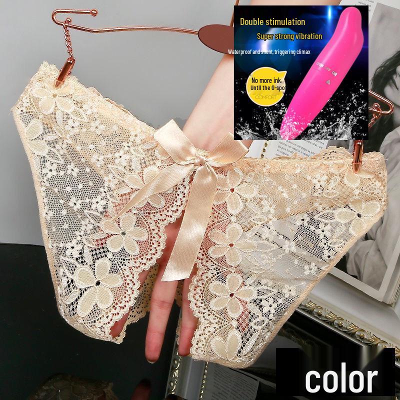 Women's Lace Bow Seamless Open Crotch Panties: Sexy, Hot, and Breathable