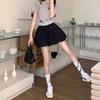 Women's Summer Bubble Shorts Casual High Waisted Puffy Shorts with Pockets Elastic Waist Balloon Mini Shorts