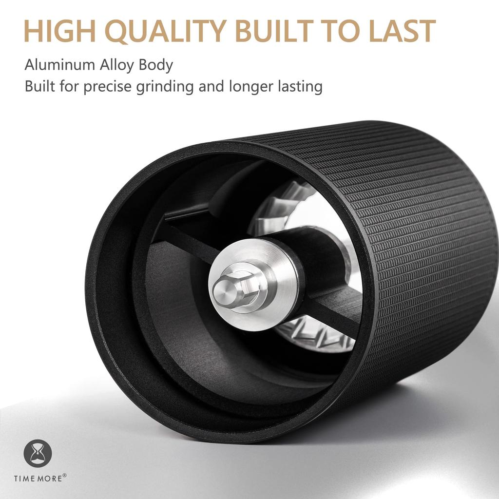 TIMEMORE Chestnut C3S PRO Hand Coffee Grinder, All-Metal, Hand-Cranked, Stainless Steel Grinding Mill, Adjustable Coarseness, Labor-Saving, Foldable