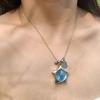 Trendy Four Leaf Symbol Necklace for Everyday Wear Stainless Steel Neckwear Jewelry Gift with Lucky Charm Design