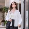 Betu Women's 2025 Autumn Long-Sleeve Lace Trim Shirt