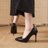 2026 Pointed Toe High Heels for Women, Sexy Slim Heel, Versatile and Elegant Black Work Shoes