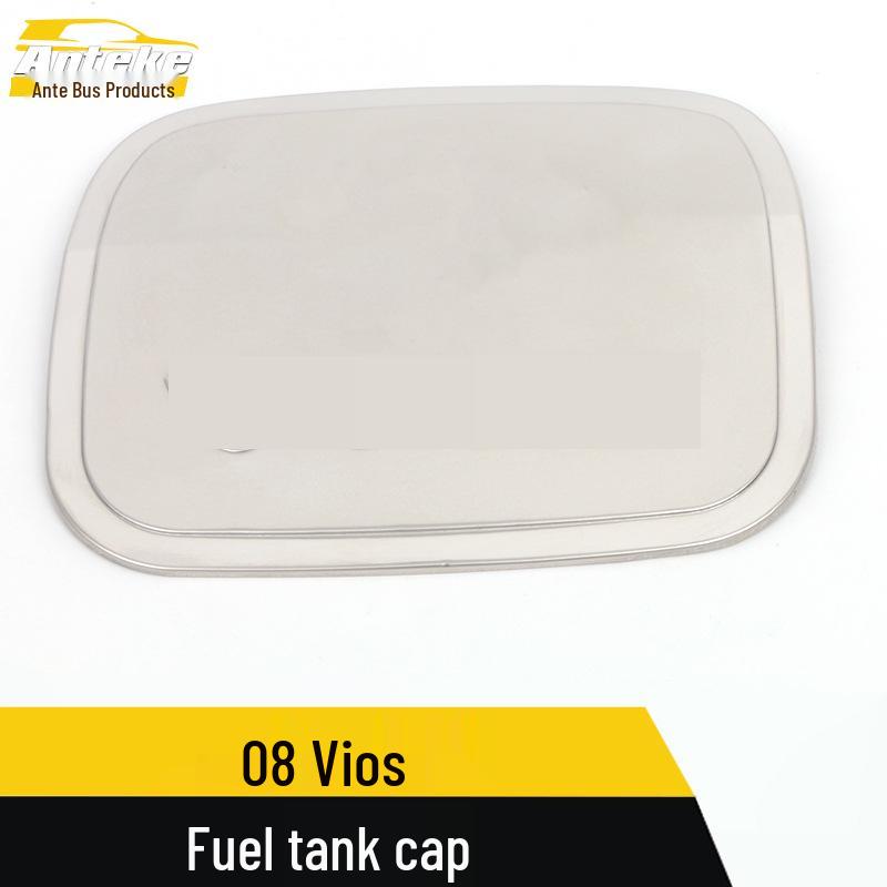 Vios 08 Stainless Steel Scratch-Resistant Fuel Tank Cover Decorative Sticker