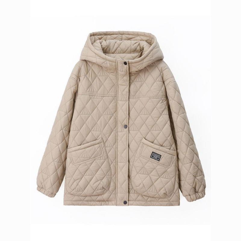 Middle mother winter padded jacket padded coat women's new large size loose casual warm small padded jacket