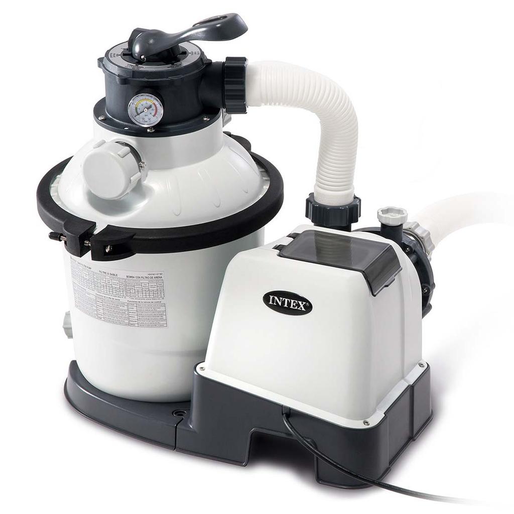 Sand Filter Pump 5700 L/H Intex 26644 + 25 Kg Of Sand