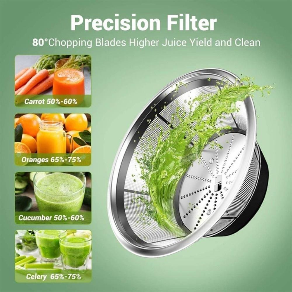 3-speeds Juicer Blender Automatic Large Caliber Juicer  Vegetable Processing
