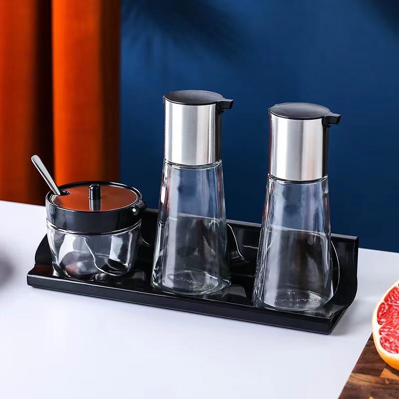 Commercial Glass Seasoning Bottle Set