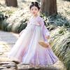 2026 Hanfu Girls Fairy Dress: Autumn Tang Suit Skirt, Ancient Style Children's Costume for Spring & Summer