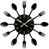 Modern Art Quartz Wall Clock for Living Room, Kitchen, or Restaurant