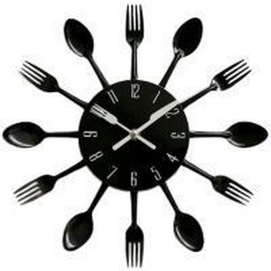 Modern Art Quartz Wall Clock for Living Room, Kitchen, or Restaurant