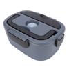 Electric Lunch Box Food Heater 80W Heated Portable Food Warmer for Car Truck Work with 304 Stainless Steel Container