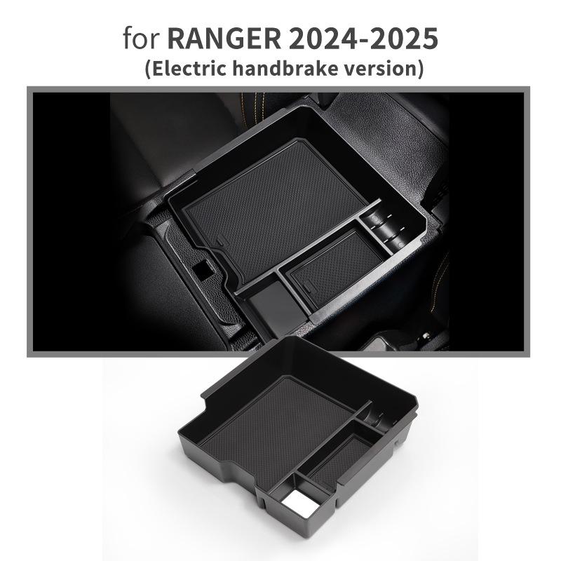 Armrest Storage Box for Ford Ranger 2024 2025 Center Console Organizer Stowing Tidying Car Accessories