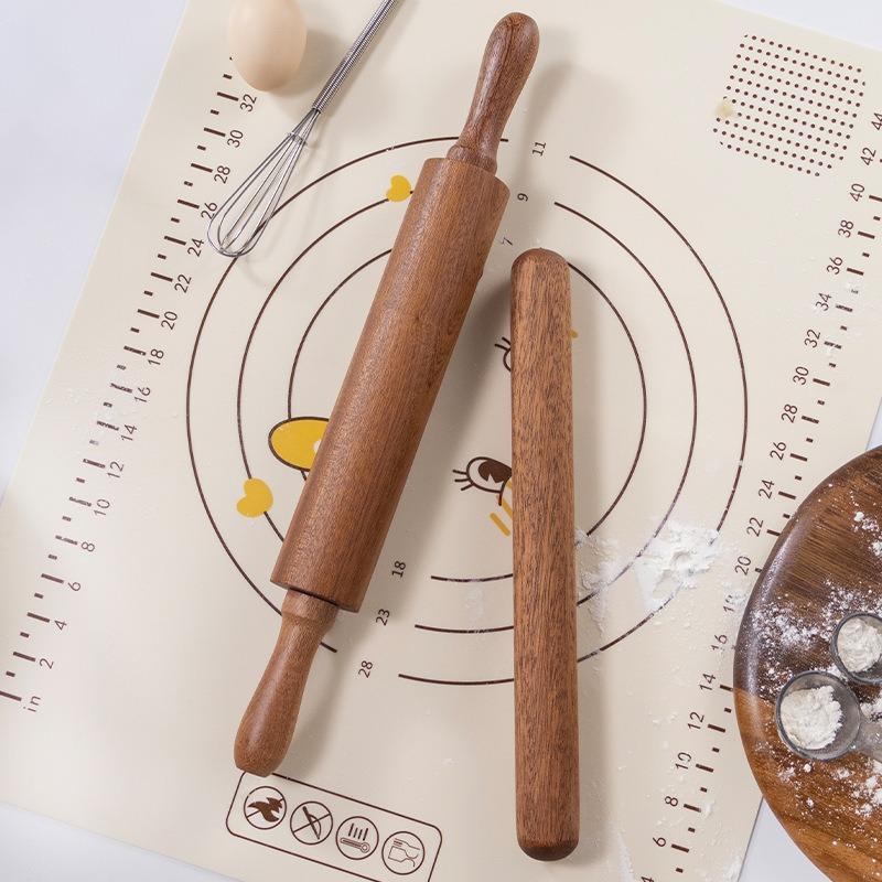 Neues Nudelholz aus Ebenholz, Haushalts-Knödelhaut-Rollstab für Rollenteignudeln, Küchen-Back-Gadgets, Zubehör