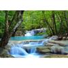 Forest Waterfall 3d Mural Wallpaper Tropical Landscape Murals For Living Room Waterfall Wall Mural Decor