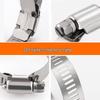 Stainless Steel Hose Clamp Set, Rustproof, American Style, 20pcs Bagged