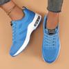 Women'S Platform Sneakers Trend  Mesh Casual Sports Shoes Anti Slip Lightweight Tennis Breathable Hiking Running Shoes