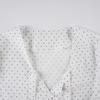 Chemise à Bretelles à Pois Français - Haut d'Été Mignon Coupe Ajustée Manches Courtes