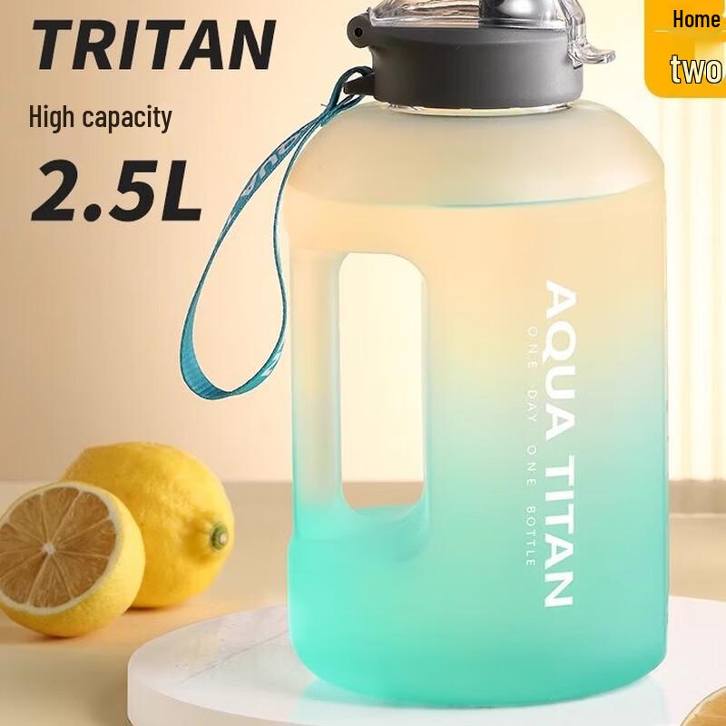 Large Capacity Gradient Sports Water Bottle