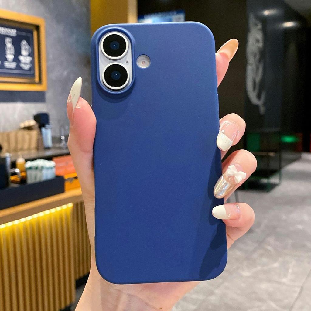 Für iPhone 16 TPU Handyhülle Matt Anti-Fingerabdruck Schutzhülle