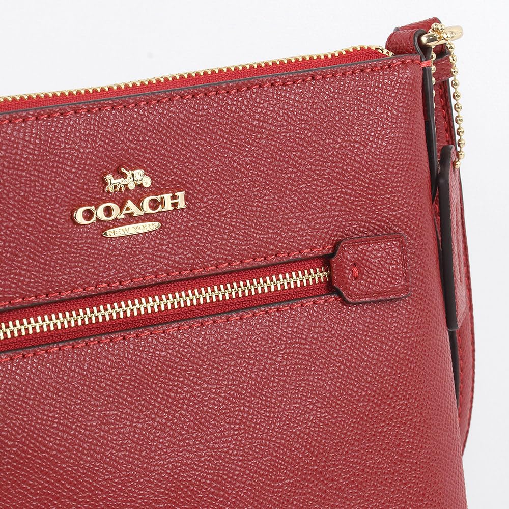 Coach CE871 Leather Shoulder Bag for Women 1941 (IMF8Q Red) [Used]