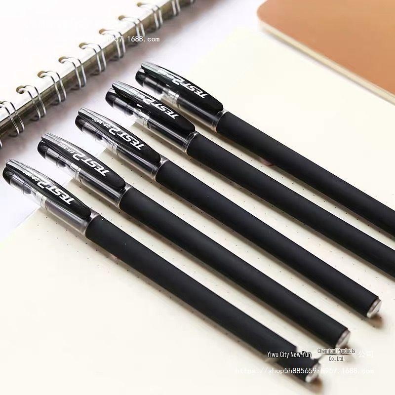 Black 0.5mm Quick-Dry Gel Pen for Exams & Signatures