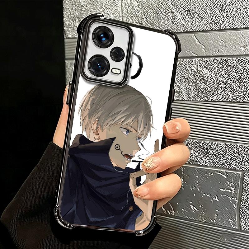 Anime Inumaki Toge JUJUSU Soft Phone Case For Xiaomi Redmi Note 14 15 Pro Plus 13 12 11S 11T 5G 10 9S 9 Plating Anti-Fall Fundas