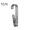 Home Organization Accessories Laundry Hook with Clip, Non-Drilling ABS Closet Organizer, Multi Purpose Plastic Clamps Durable Anti-slip Clothes