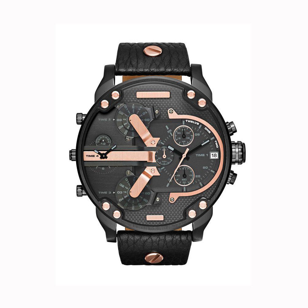 Stylish Fashion Personality Men's Large Dial Alloy Steel Quartz Watch