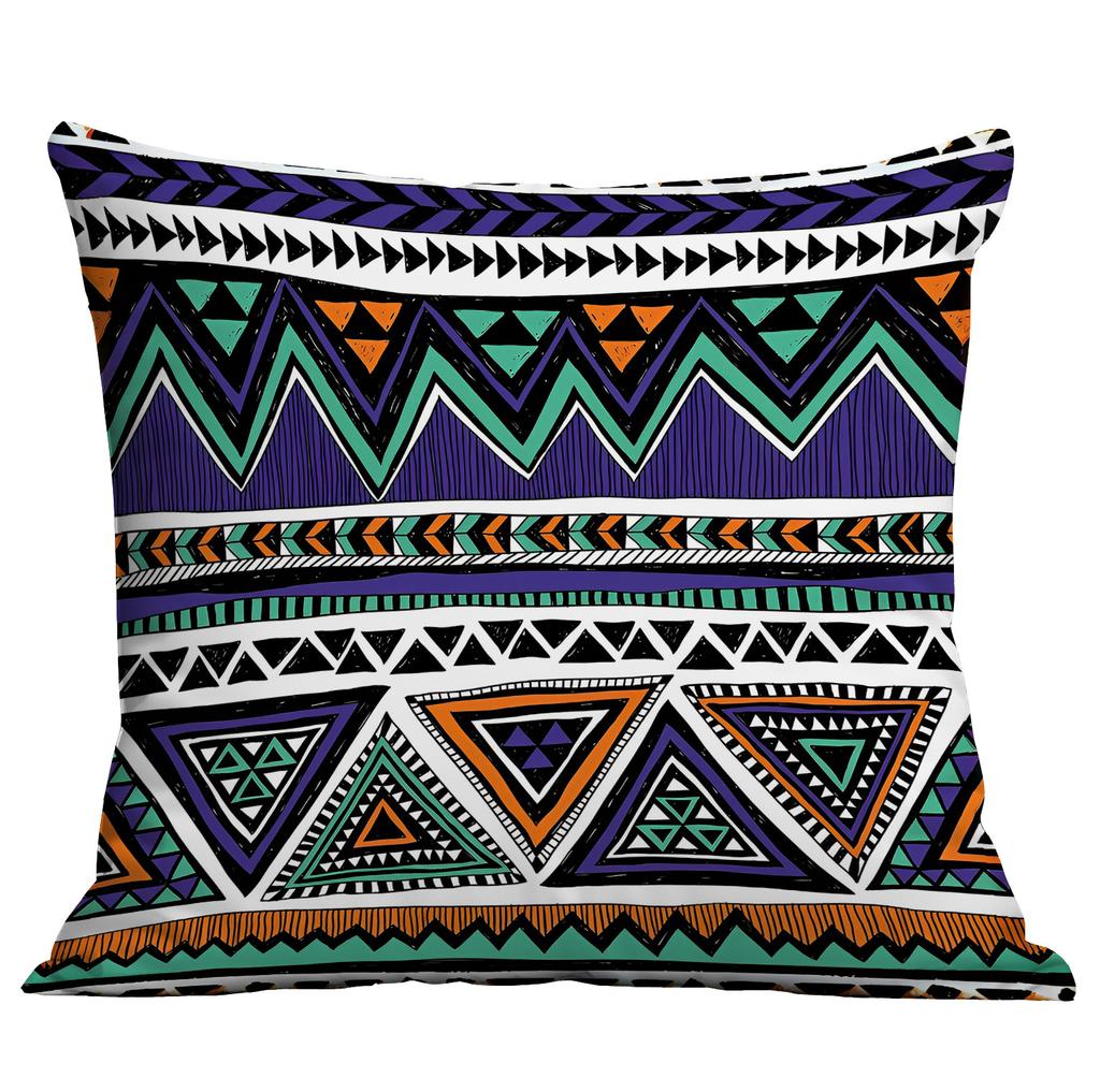 Bohemian Ethnic Style Pillow Cover Living Room Sofa Cushion Hotel Teahouse Pillow Cushion Cover Premium Durable